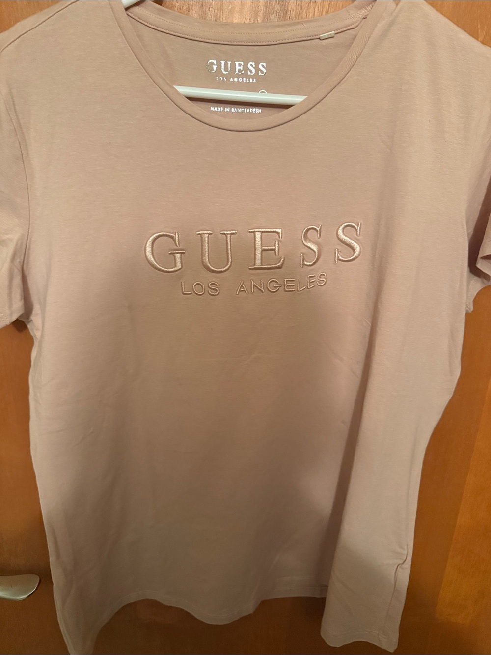 GUESS Women's Short Sleeve Tee in Dusty Rose
